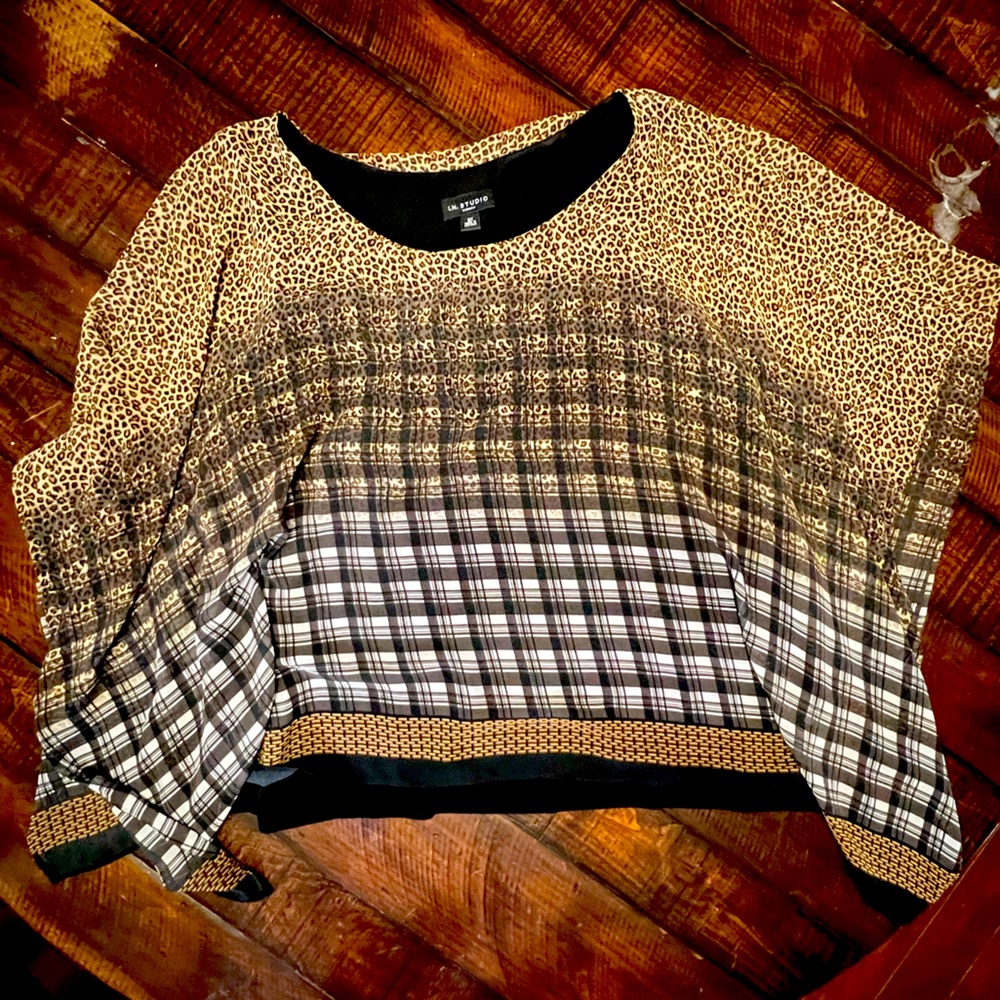 Animal Print Blouse